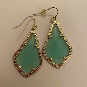 Kendra Scott Alex earrings in Celadon
